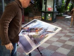 Concurso de Pintura al aire Libre en Mula 2010